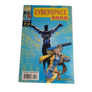 Cyberspace 3000 Marvel Comic Issue 4 October Direct Edition Vintage Bag Board